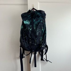 Rei Flashpack Blue Nature pattern